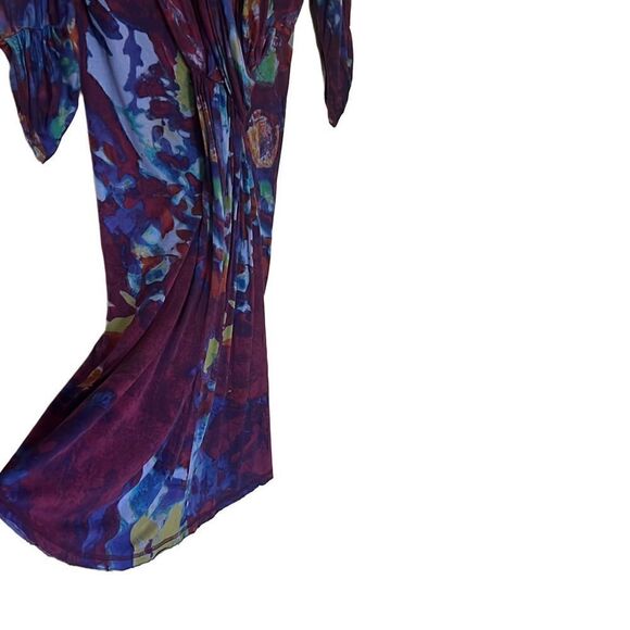 Rachel Roy Draped V Neck Midi Dress - Picture 2 of 8